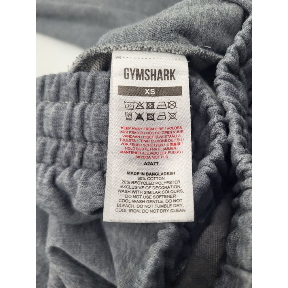 GYMSHARK Mens XS Essential Oversized Jogger Charcoal Grey Marl Athleisure A2A7T - Picture 8 of 8
